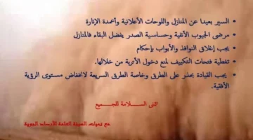 رياح نشطة وأتربة في مصر خلال أول أيام عيد الفطر المبارك